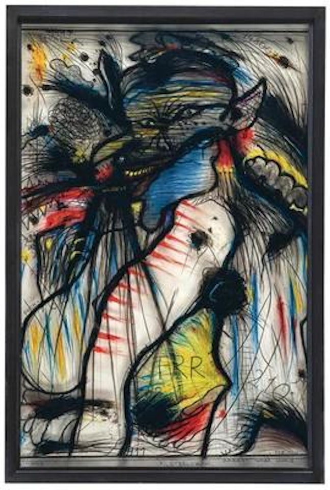‘Der Grasschlucker" by Arnulf Rainer