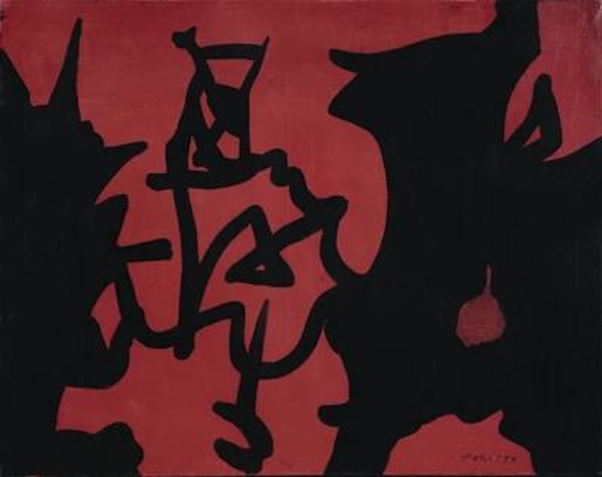 Composizione Rosso e Nero by Giulio Turcato