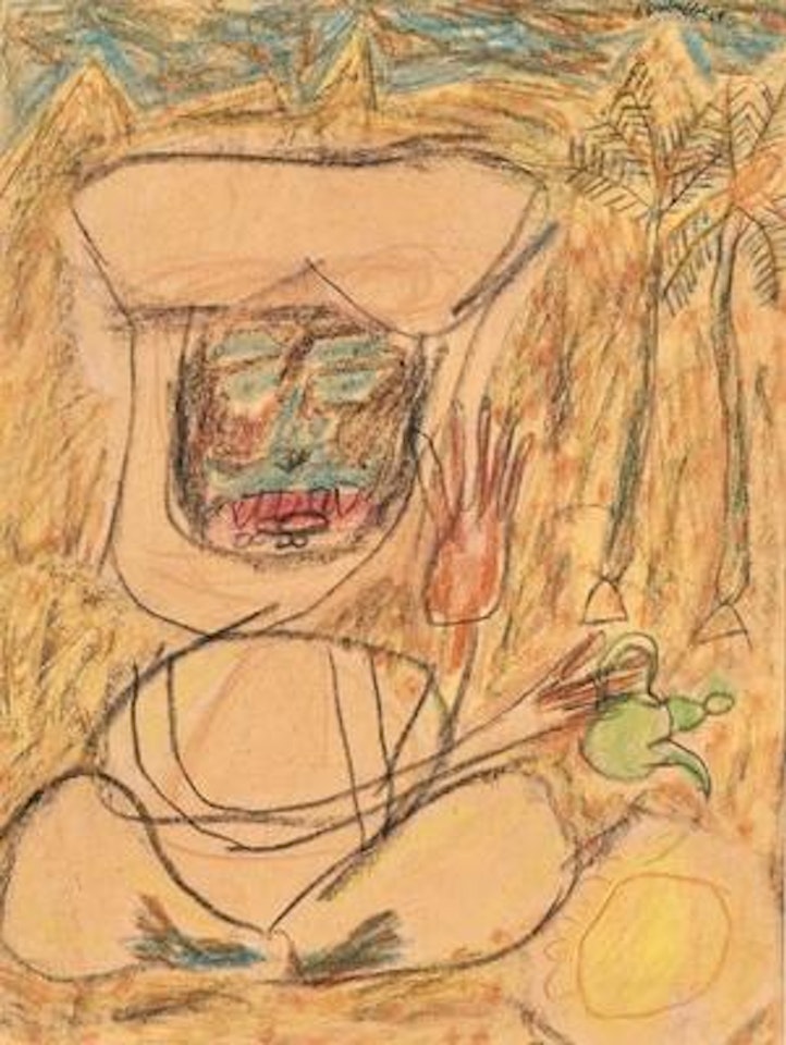Le Verseur de thé by Jean Dubuffet