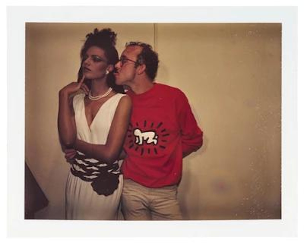 Keith Haring and Wanakee Pugh by Andy Warhol