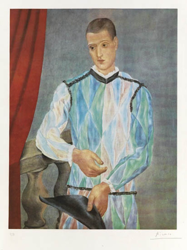 Arlequin by Pablo Picasso