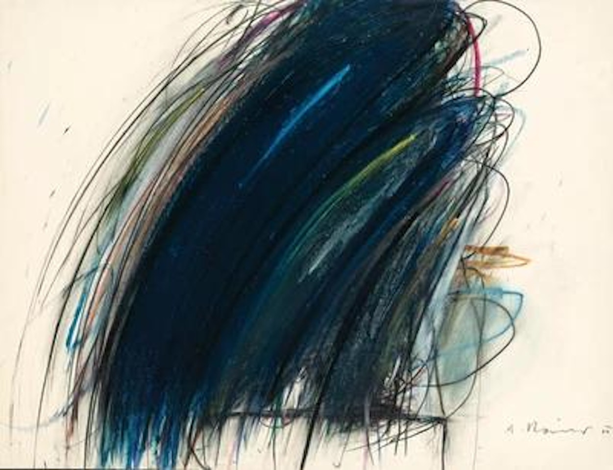 “Buntes Stroh” by Arnulf Rainer