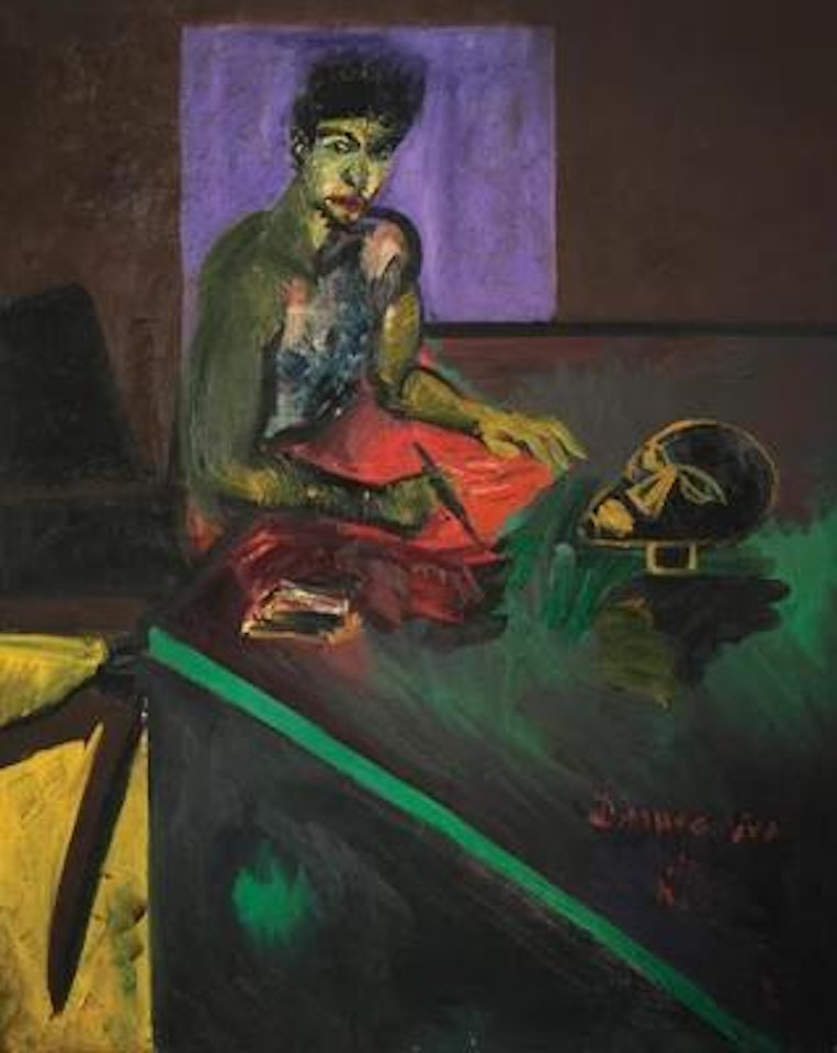 Δημοσθένης - Demosthenes writing by Rainer Fetting