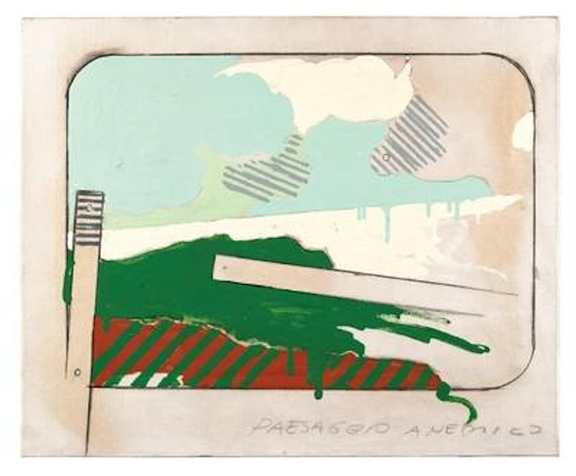 Paesaggio Anemico by Mario Schifano