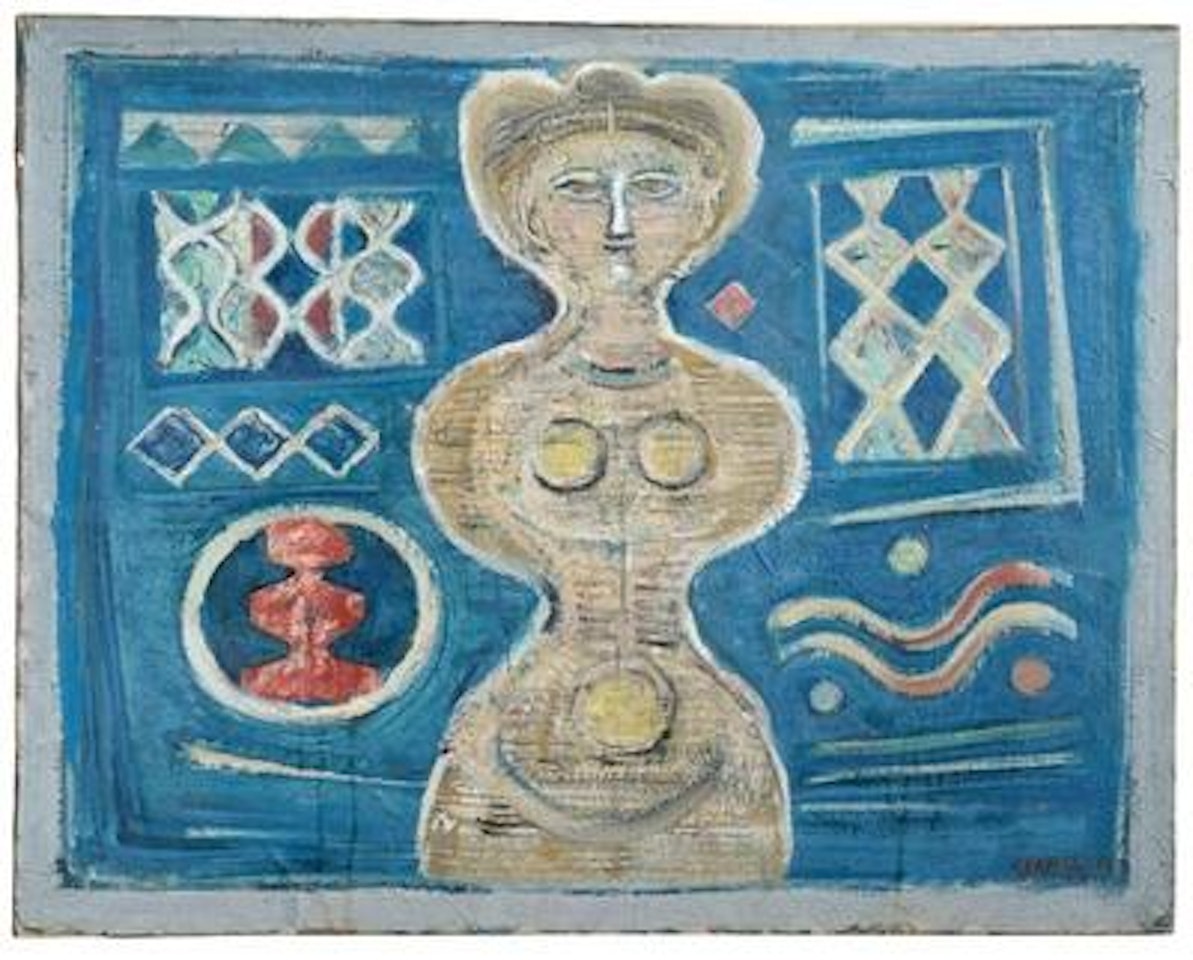 Idole/Idolo by Massimo Campigli