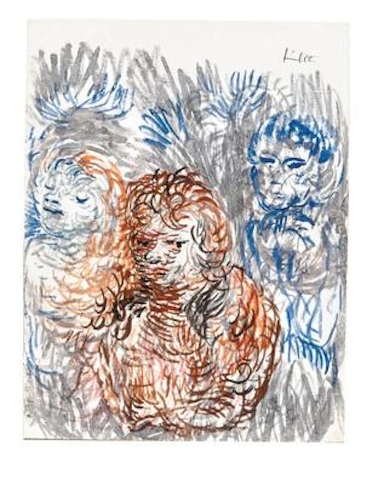Schwestern und Jüngling (Sisters and Youth) by Paul Klee