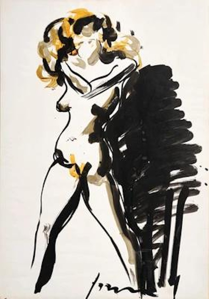Nudo femminile by Lucio Fontana