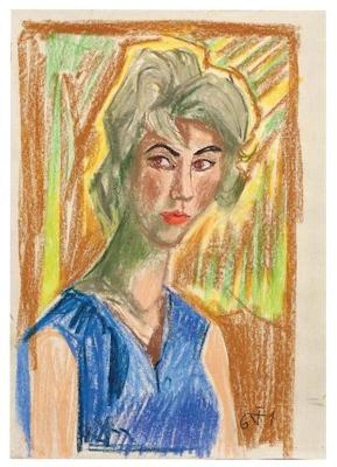 Portrait of a young woman by Otto Dix