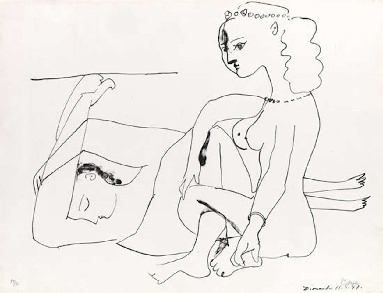 Femmes sur la Plage by Pablo Picasso