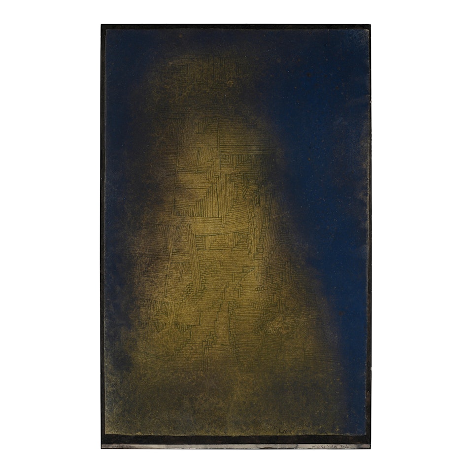 Nächtlicher Fels (Nocturnal Rock) by Paul Klee