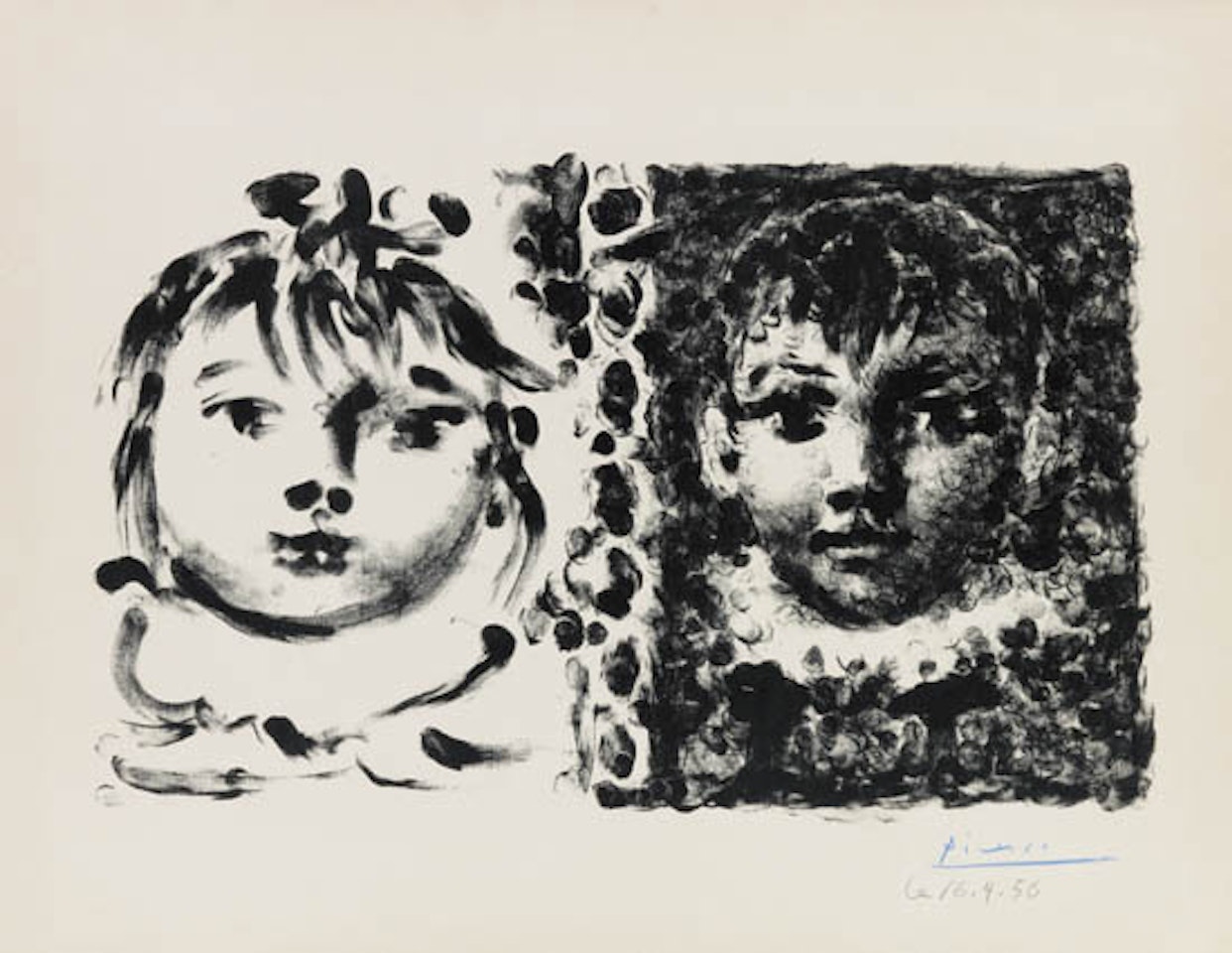 Paloma et Claude by Pablo Picasso