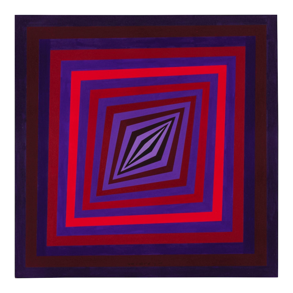 Rhombus-A by Victor Vasarely