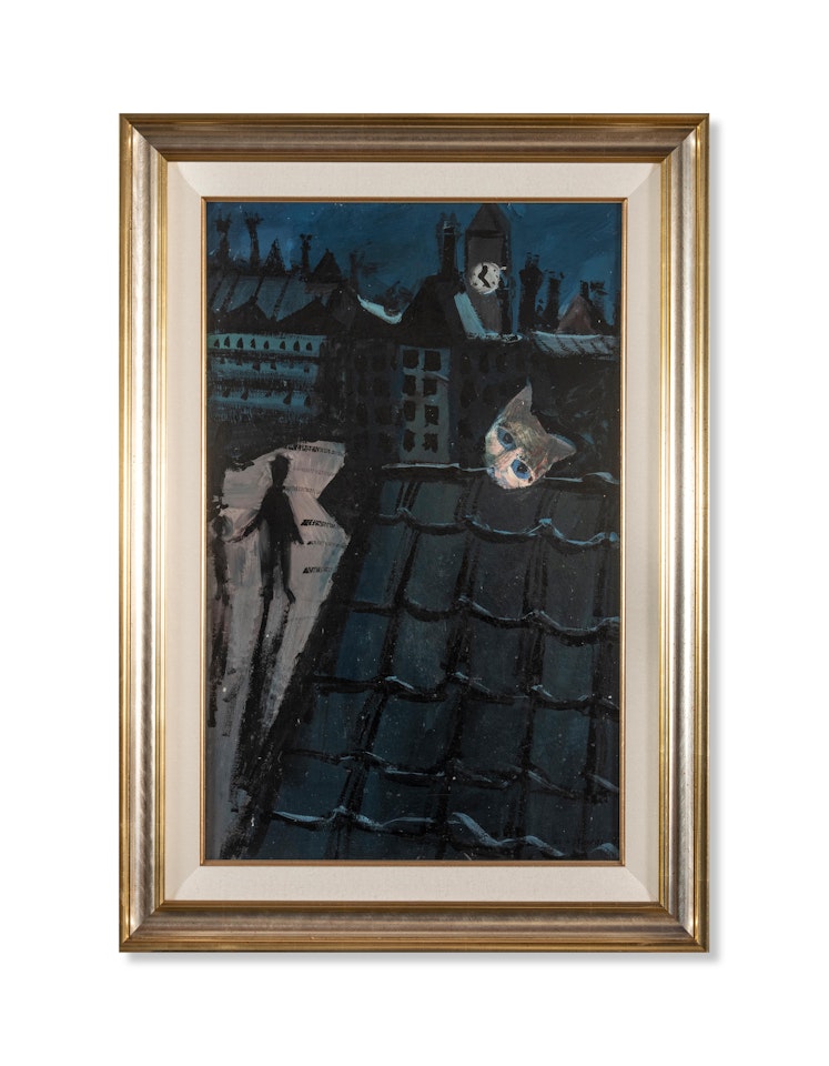 Night Cat by Charles Blackman
