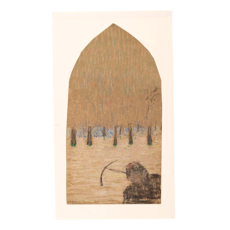 La Faux ou Le Râteau by Édouard Vuillard