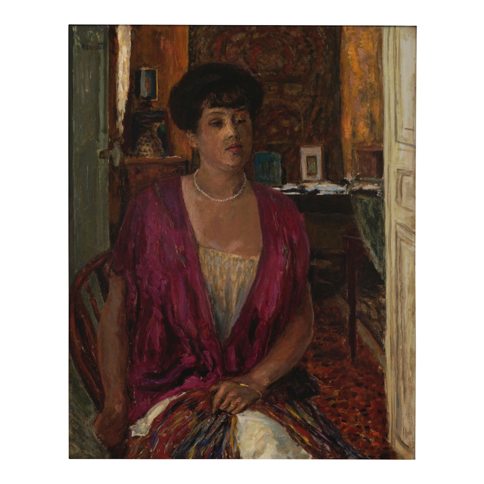Madame Claude Anet ou Femme dans un intérieur by Pierre Bonnard