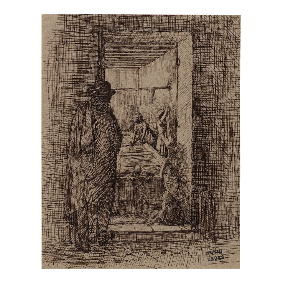 Femmes au lavoir by Edgar Degas