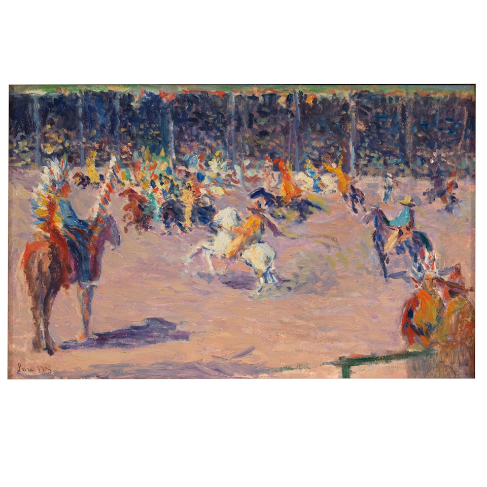 Souvenir de Buffalo Bill by Maximilien Luce