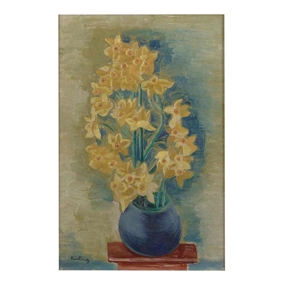 Fleurs by Moïse Kisling