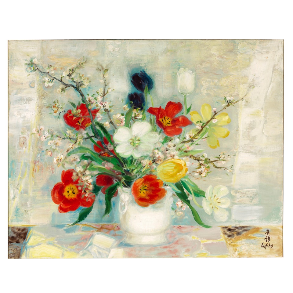 Les tulipes rouges et noires by Le Pho