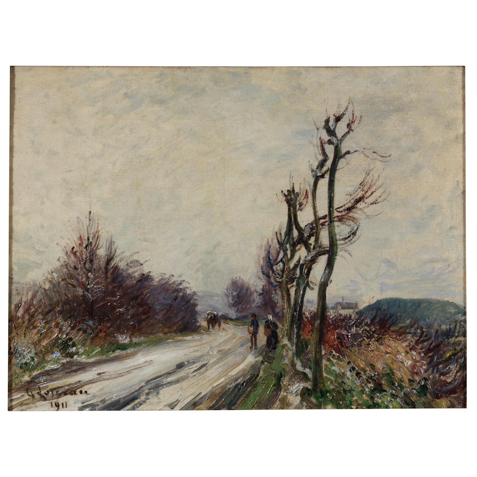 Route de Village, Automne by Gustave Loiseau