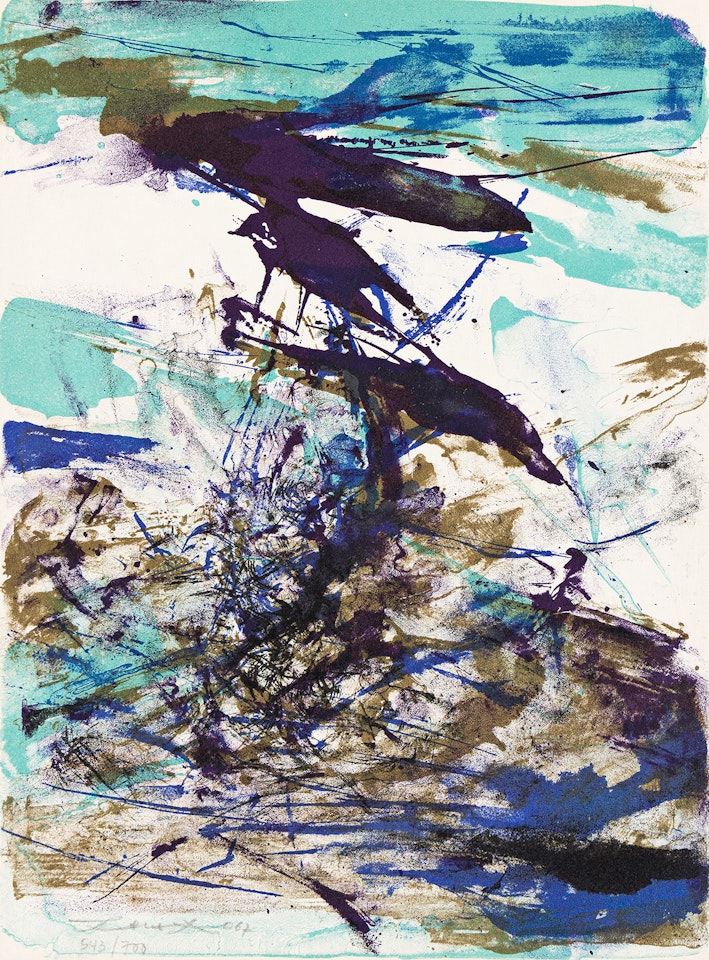 Sans titre . by Zao Wou-Ki