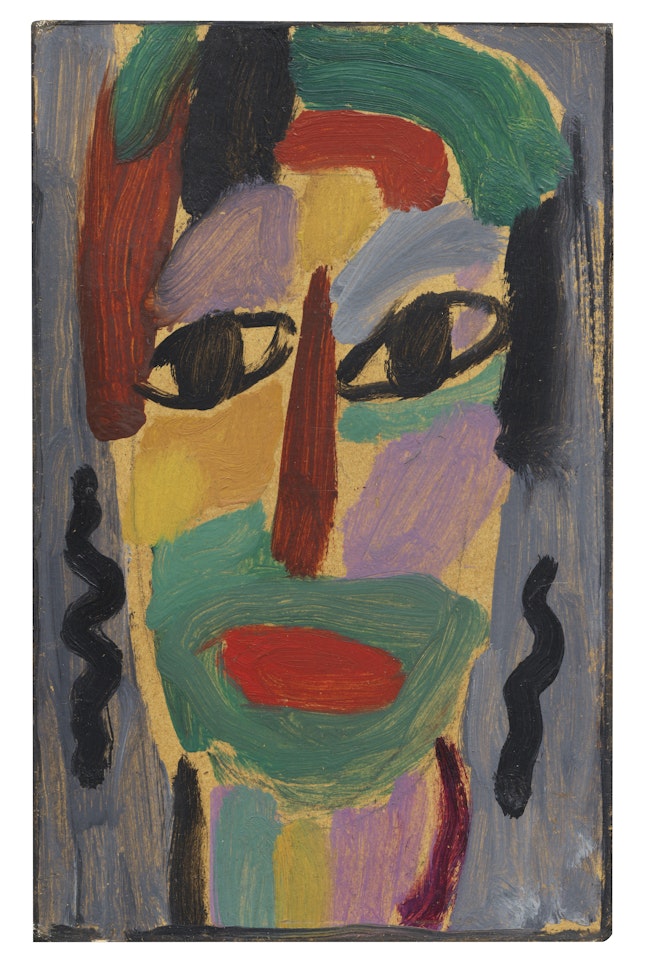Mystischer Kopf; . by Alexej von Jawlensky