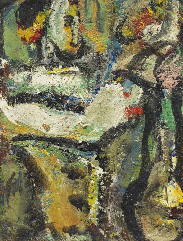 Pierrot au Bouquet by Georges Rouault