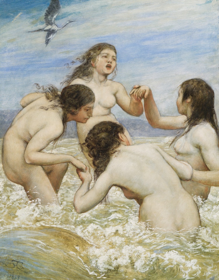 Tanz in den Wellen by Hans Thoma