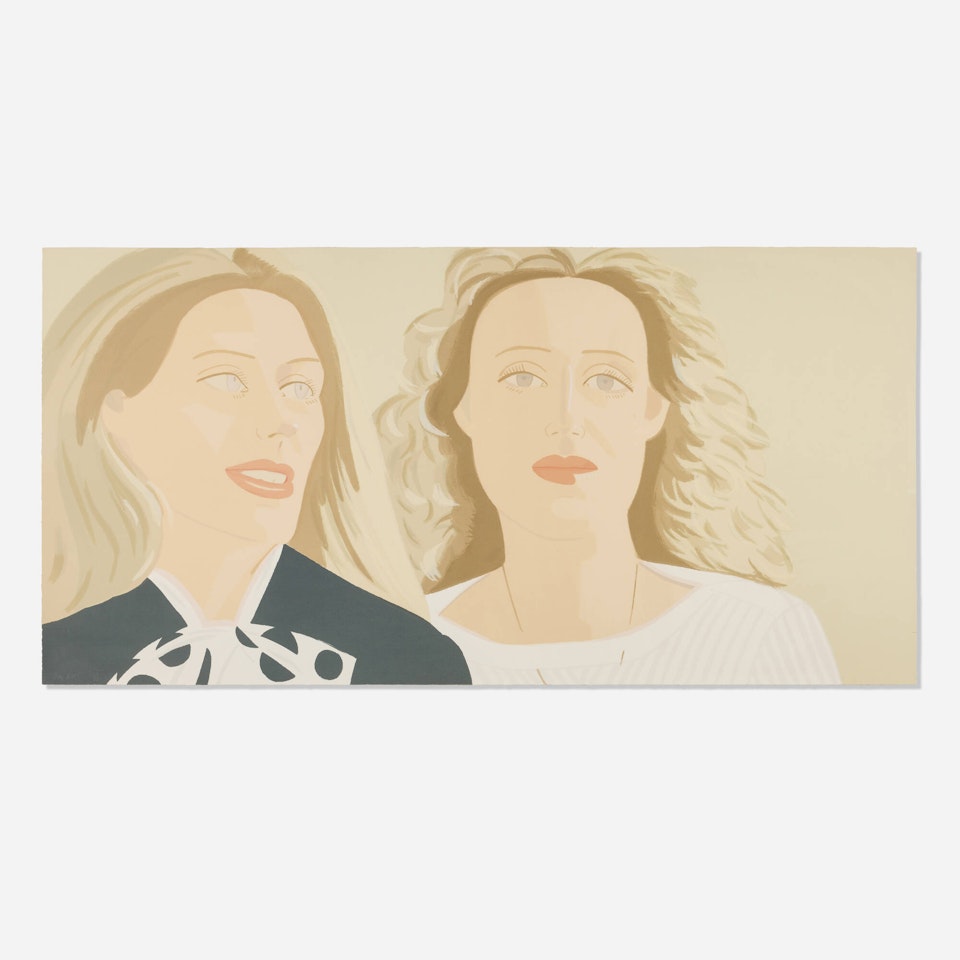 Julia and Alexandria by Alex Katz