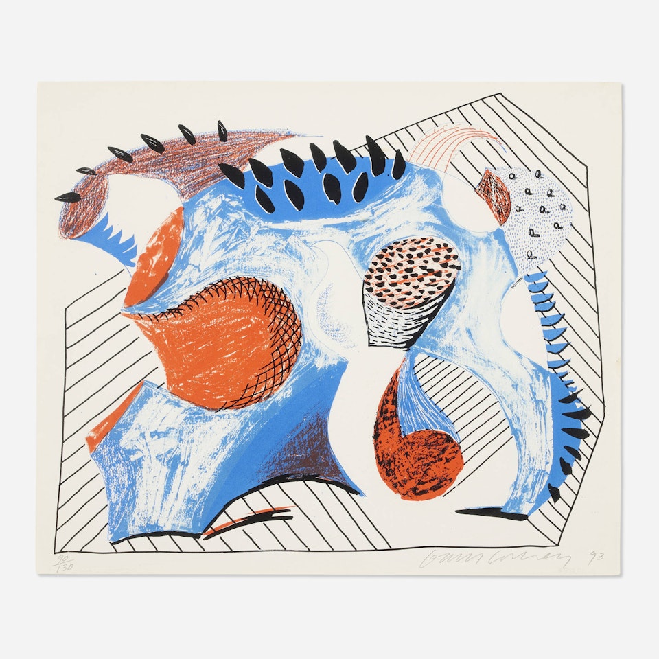 Untitled for Joel Wachs by David Hockney