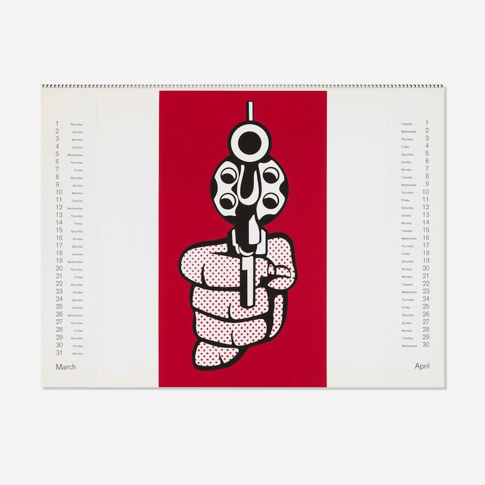 Pistol (from Banner, Multiples Calendar 1969) by Roy Lichtenstein