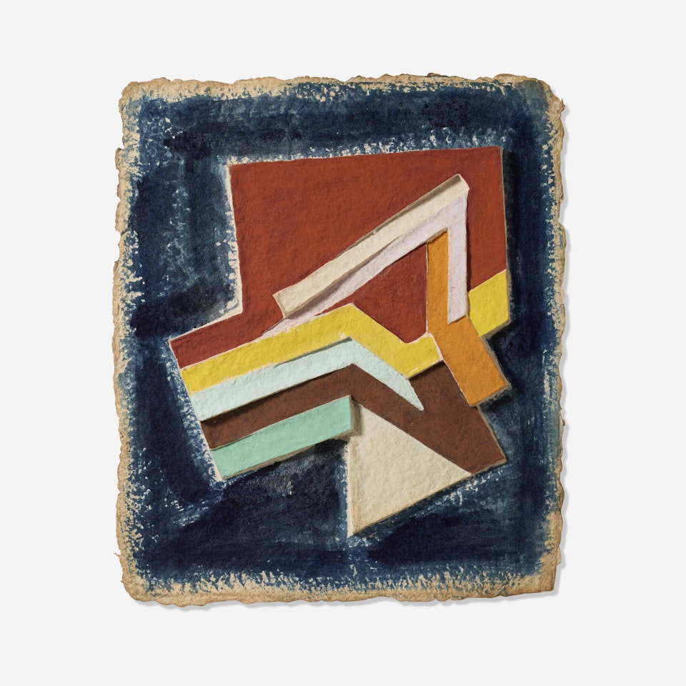 Lunna Wola (V) (from the Paper Reliefs series) by Frank Stella
