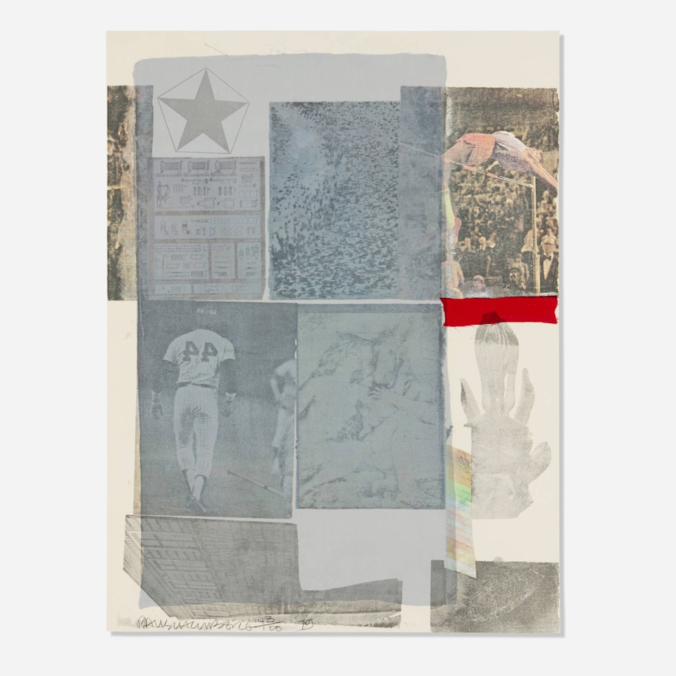 Back Out (from the Suite of Nine Prints portfolio) by Robert Rauschenberg