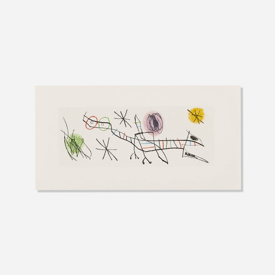No. 2 (from the Erik Satie: Poèmes et chansons portfolio) by Joan Miró
