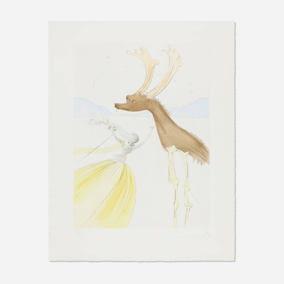 Naphtali (from the Twelve Tribes of Israel portfolio) by Salvador Dali