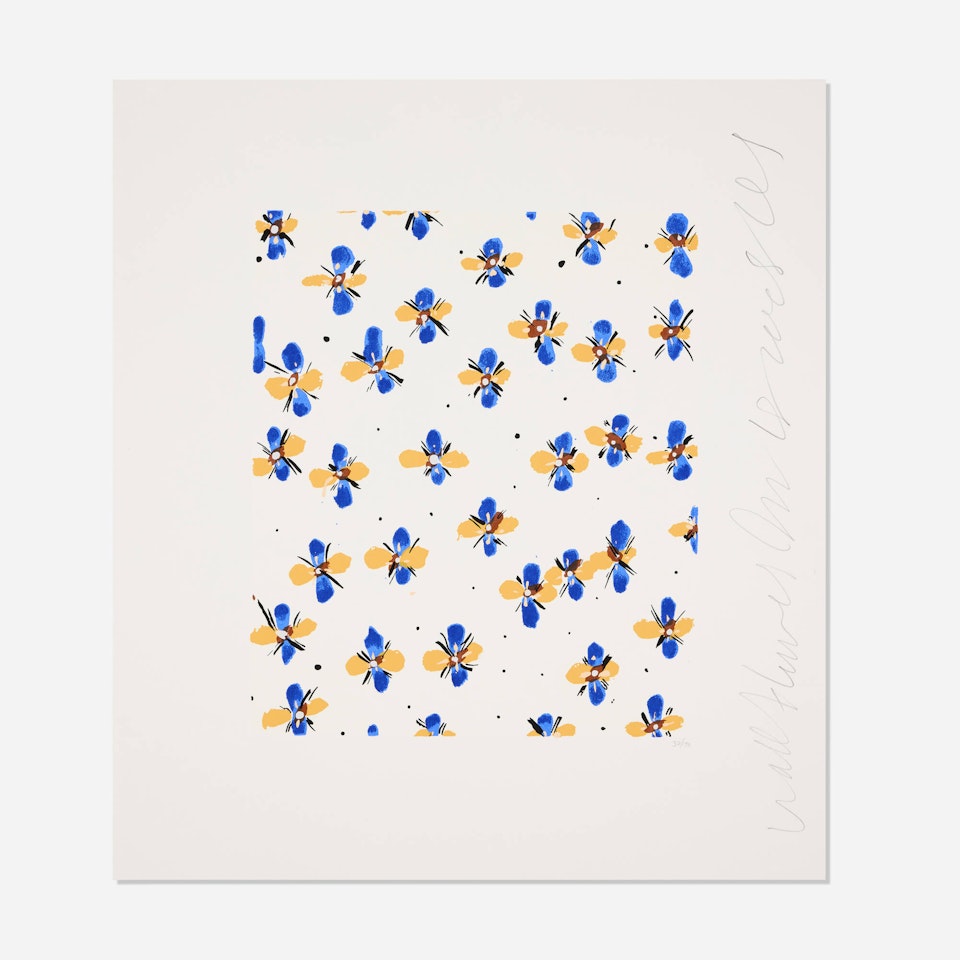 Wallflower 23 (from the Wallflowers portfolio) by Donald Sultan