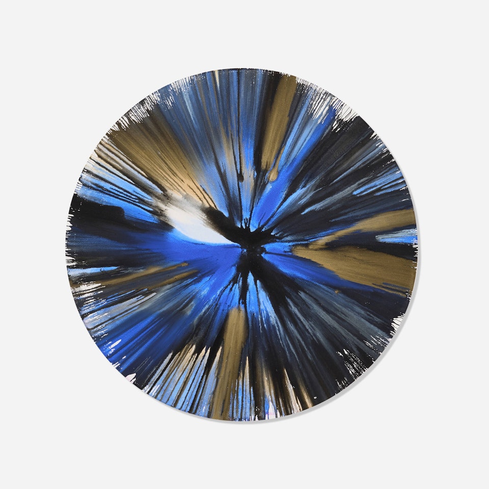 Circle Spin Painting by Damien Hirst