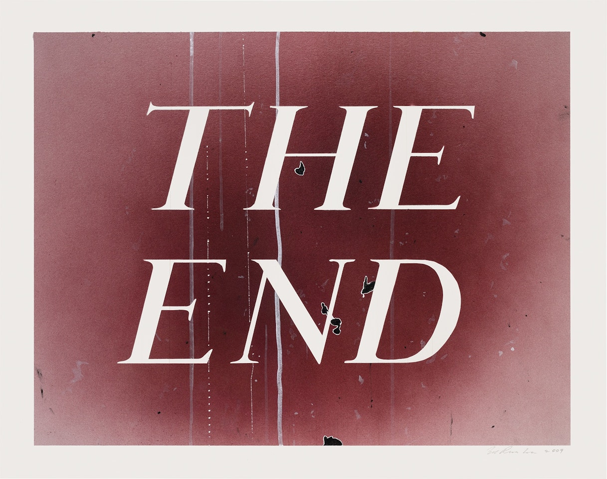The End #81 by Ed Ruscha