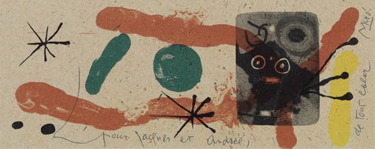 Exposition 1948 by Joan Miró