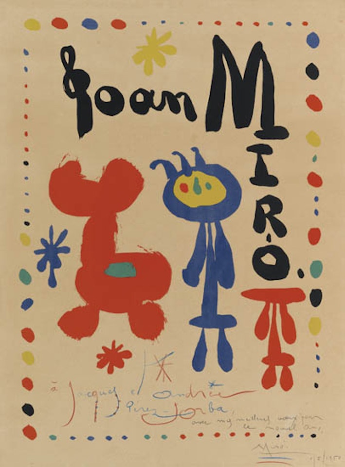 Galerie Maeght Exhibition 1948 by Joan Miró