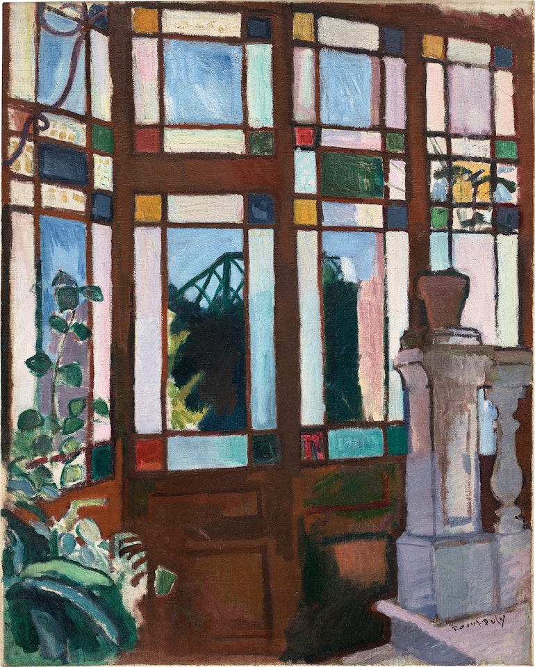La fenêtre aux vitres de couleurs by Raoul Dufy