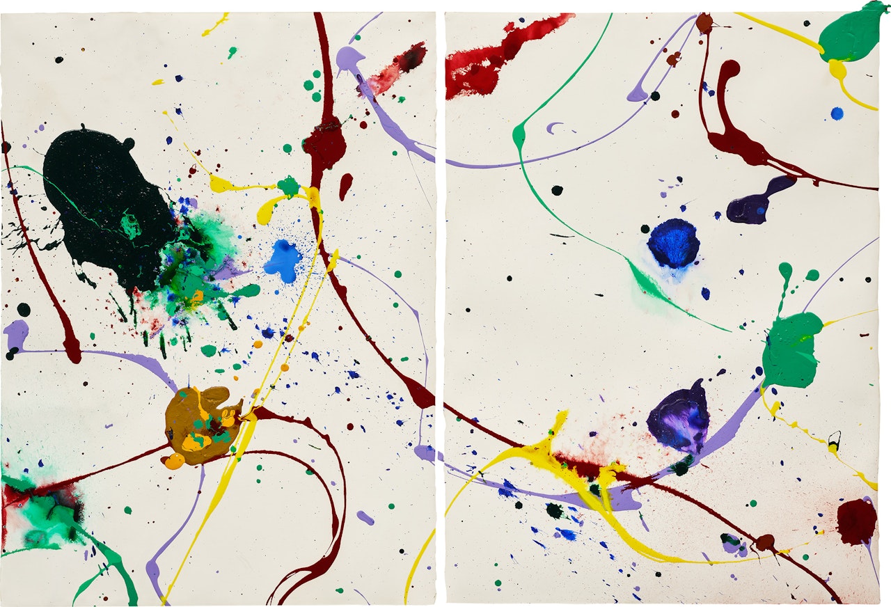 Untitled Diptych by Sam Francis