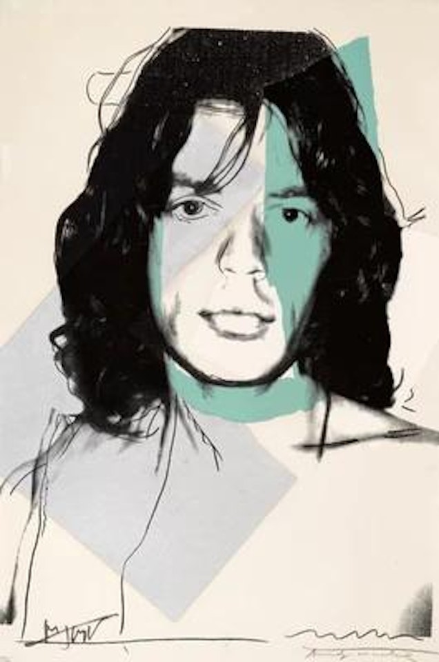 “Mick Jagger” by Andy Warhol
