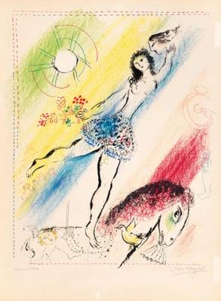 L"Écuyère by Marc Chagall