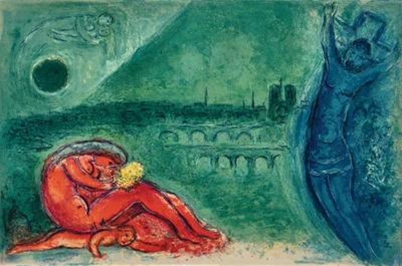 “Quai de la Tournelle” by Marc Chagall