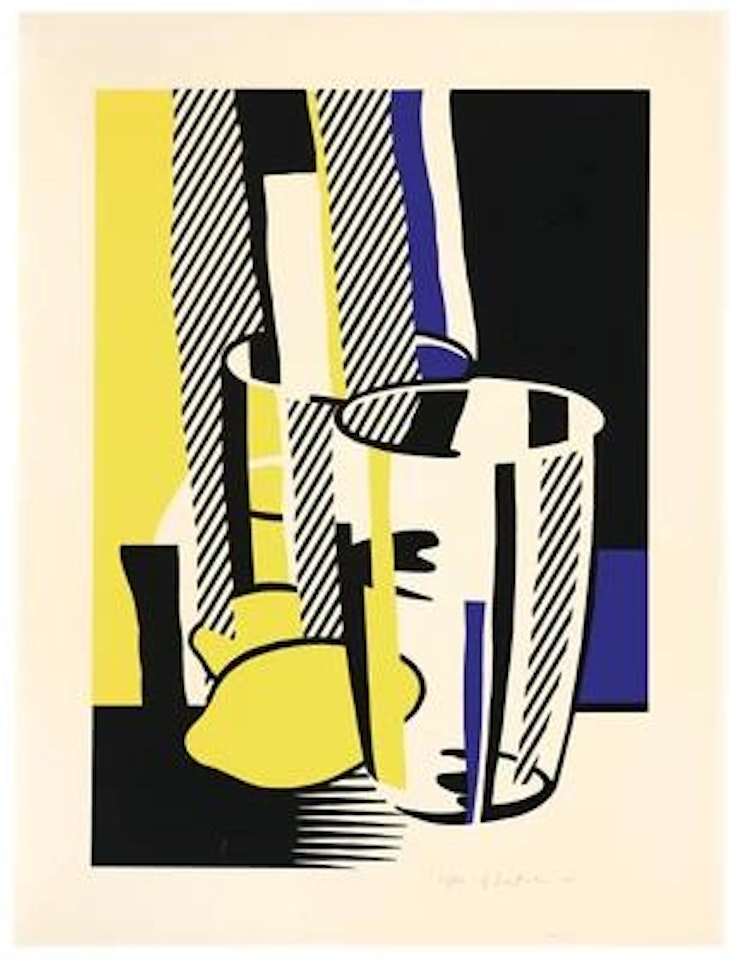“Before the mirror” by Roy Lichtenstein