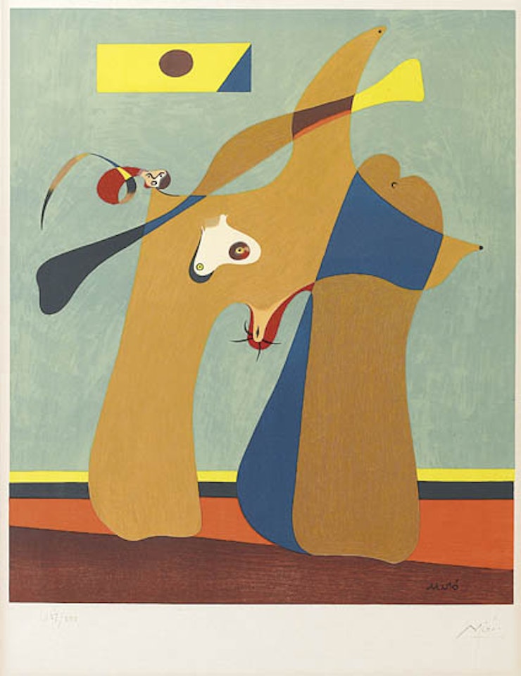 Une Femme by Joan Miró