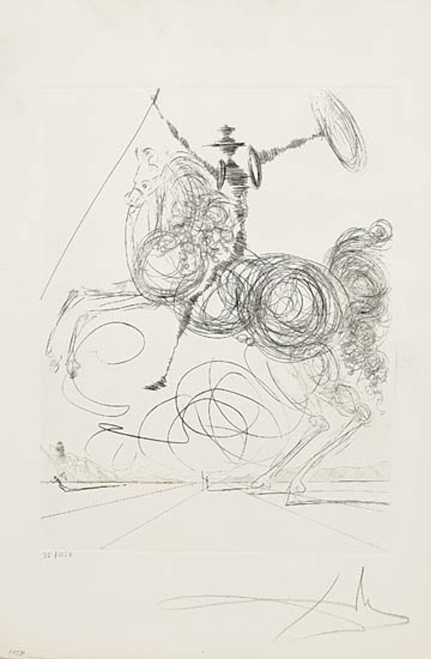 Don Quichotte by Salvador Dali
