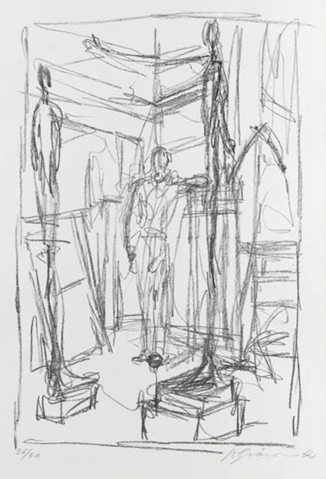 Personnage dans l'Atelier by Alberto Giacometti