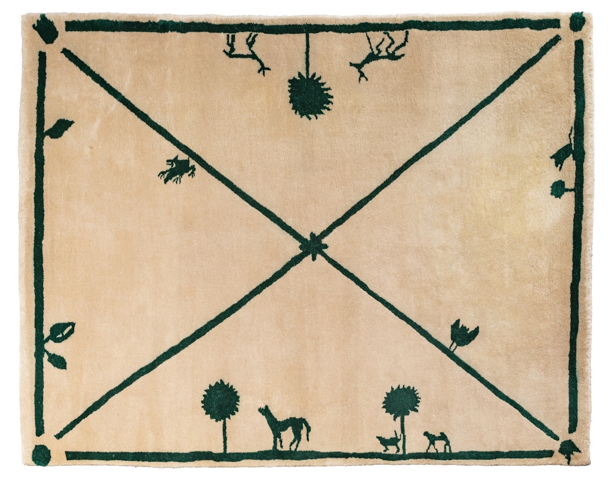 Tapis La promenade des amis by Diego Giacometti